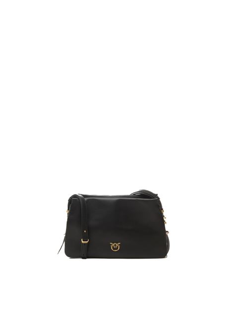 black/gold triplet mini shoulder bag PINKO | 105883-A0QOTRIPLET MINI-Z99Q